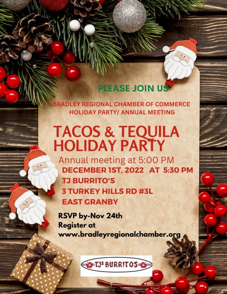 Holiday Party/Annual Meeting at TJ's Burritos